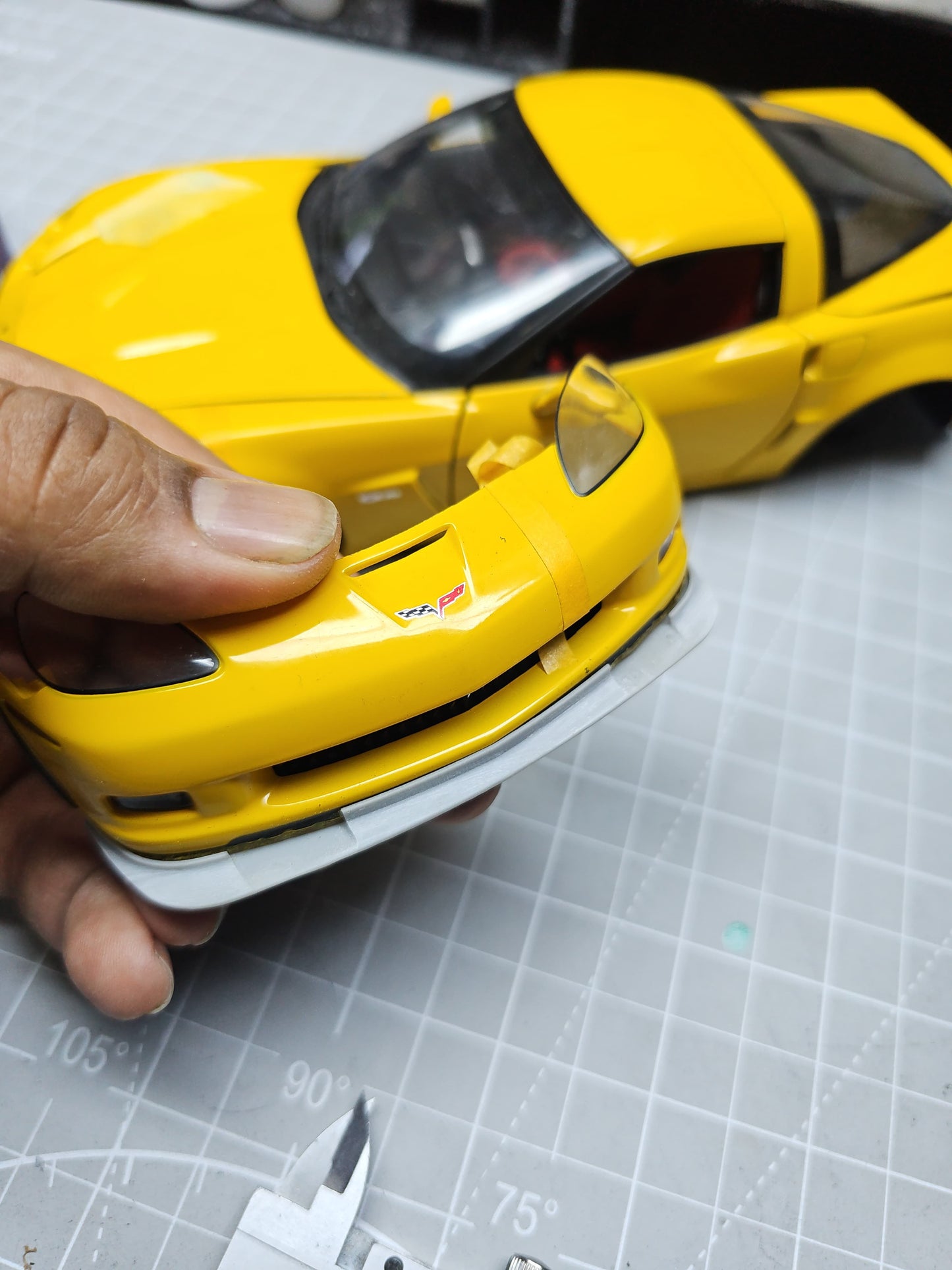 AA C6 Z06 CHIN SPOILER