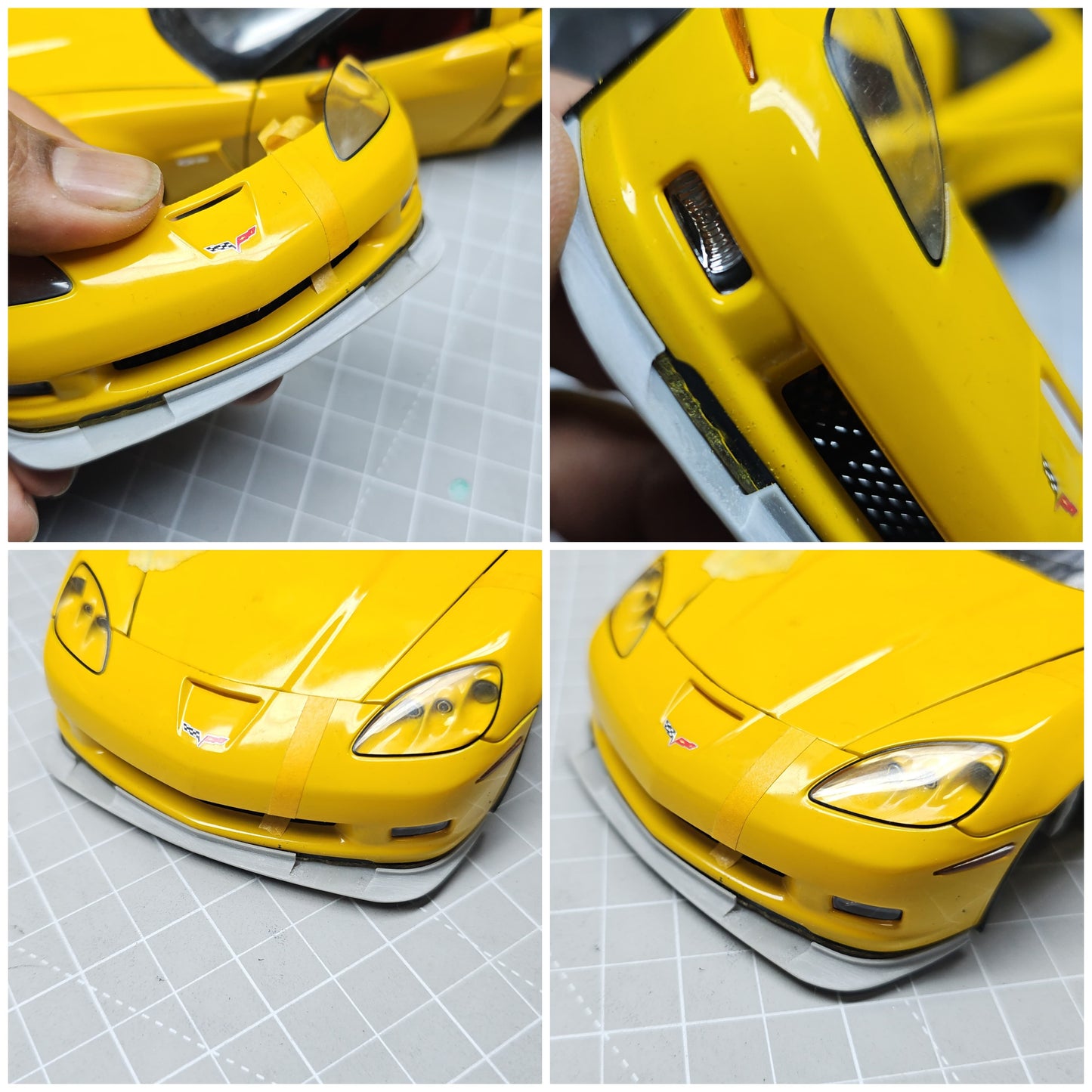AA C6 Z06 CHIN SPOILER