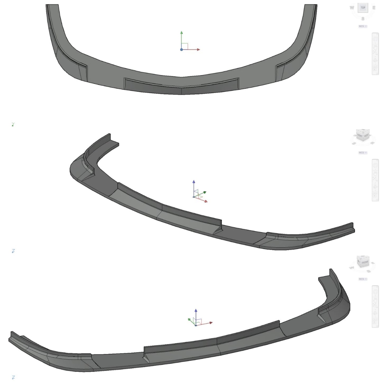 AA C6 Z06 CHIN SPOILER
